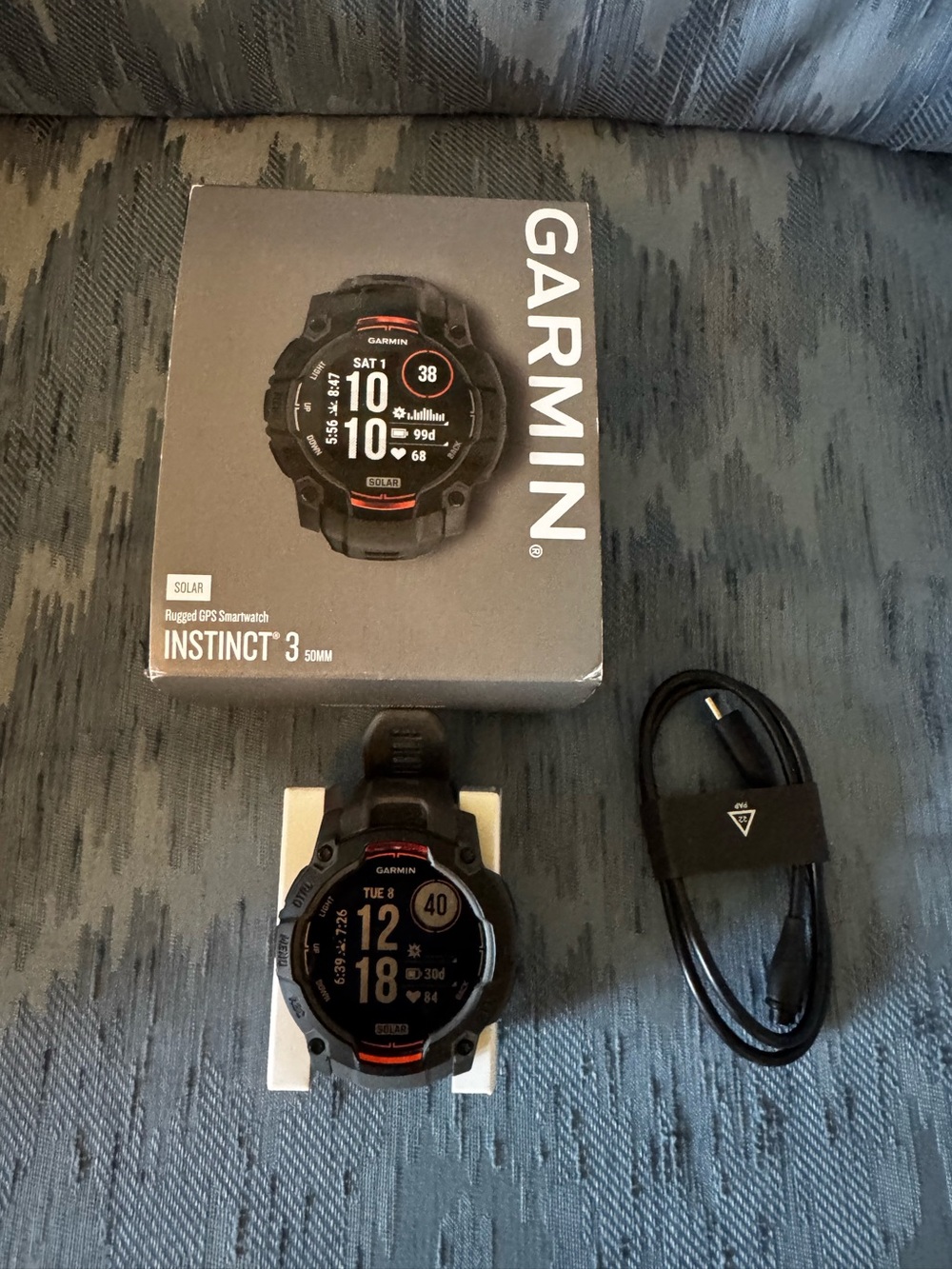 Garmin Instinct 3 Solar, 50 mm